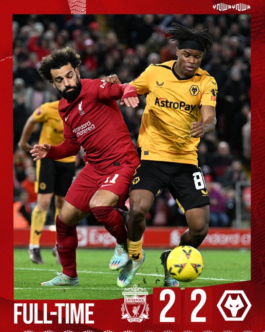 Highlights: Liverpool 2-2 Wolves